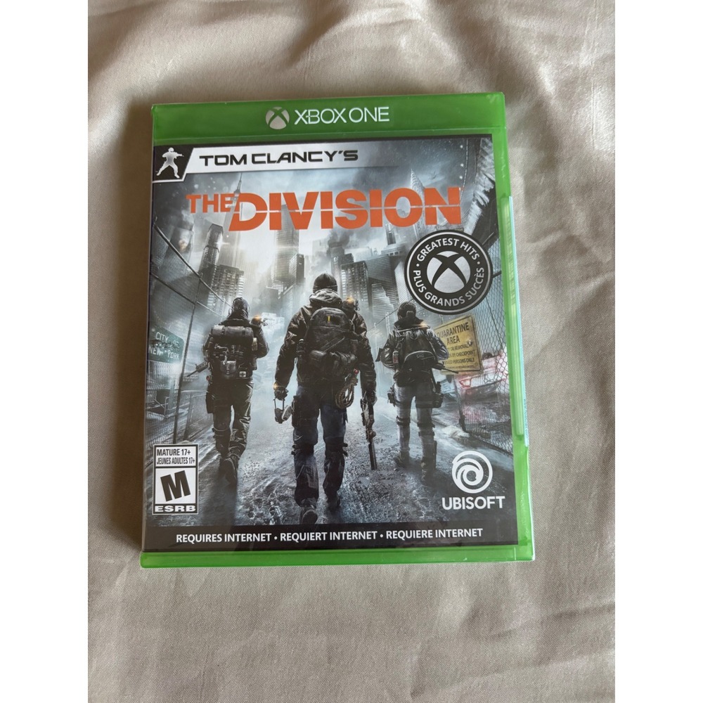 Tom Clancy's The Division Xbox One Ubisoft Tactical Action RPG Video Game Disc